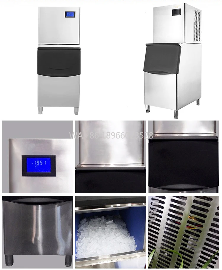 

Machine Machine for Business Kitchen Equipment Ice Machine 200kg Ice Cube Block Maker Price Commercial Industrial Ice Making