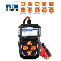 KONNWEI KW208 12V Car Battery Tester Cranking Charging Circut Tester Battery Analyzer 12V Volts Battery Tools Battery Analyzer