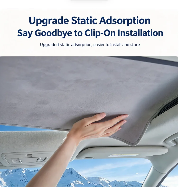 For BYD Seal 06 GT Panoramic Roof Sun Shade Heat Insulation UV Protection Roof Cover Car Auto Accessories Parts