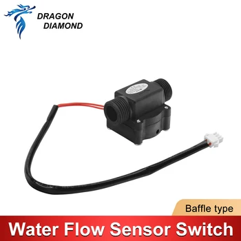 Water Cut Protection Water Flow Switch Baffle Type Flow Switch Lasersnijden Waterstroom Schakelaar Inductiesensor 4 Punten