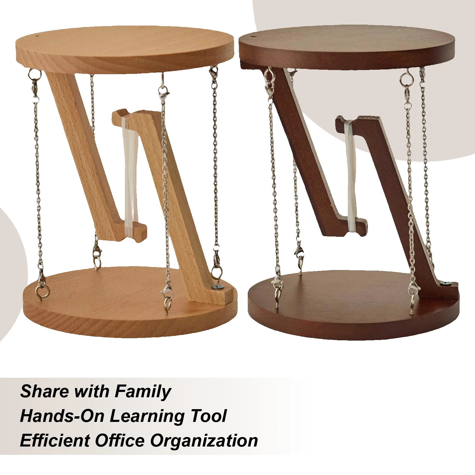 Suspended Storage Rack Tensioned Overall Structural Model Ornament Scientific Wooden Floating Decoration Floating Illusion State