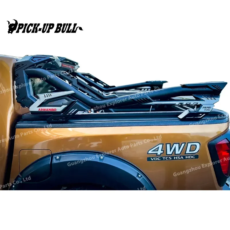 Pick Up-Bull Universal Steel Roll Bars for 4x4 Pickup Truck with LED for Hilux  Dmax  Navara Roll Bar Camioneta