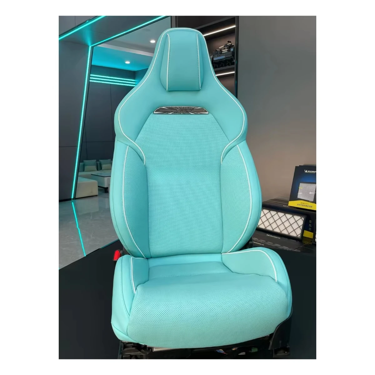 Interior Modification Nappa Leather Front Sports Seats For DOSTesla Model 3 /Y/ 3 Highland 19-24 Model Y Juniper 2025