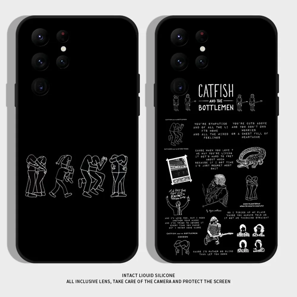 

Band Catfish and Bottlemen Phone Case For Samsung S25,S24 Ultra,S20,S30 plus,S22 plus,S23,S30 ultra 5G Silicone Cover