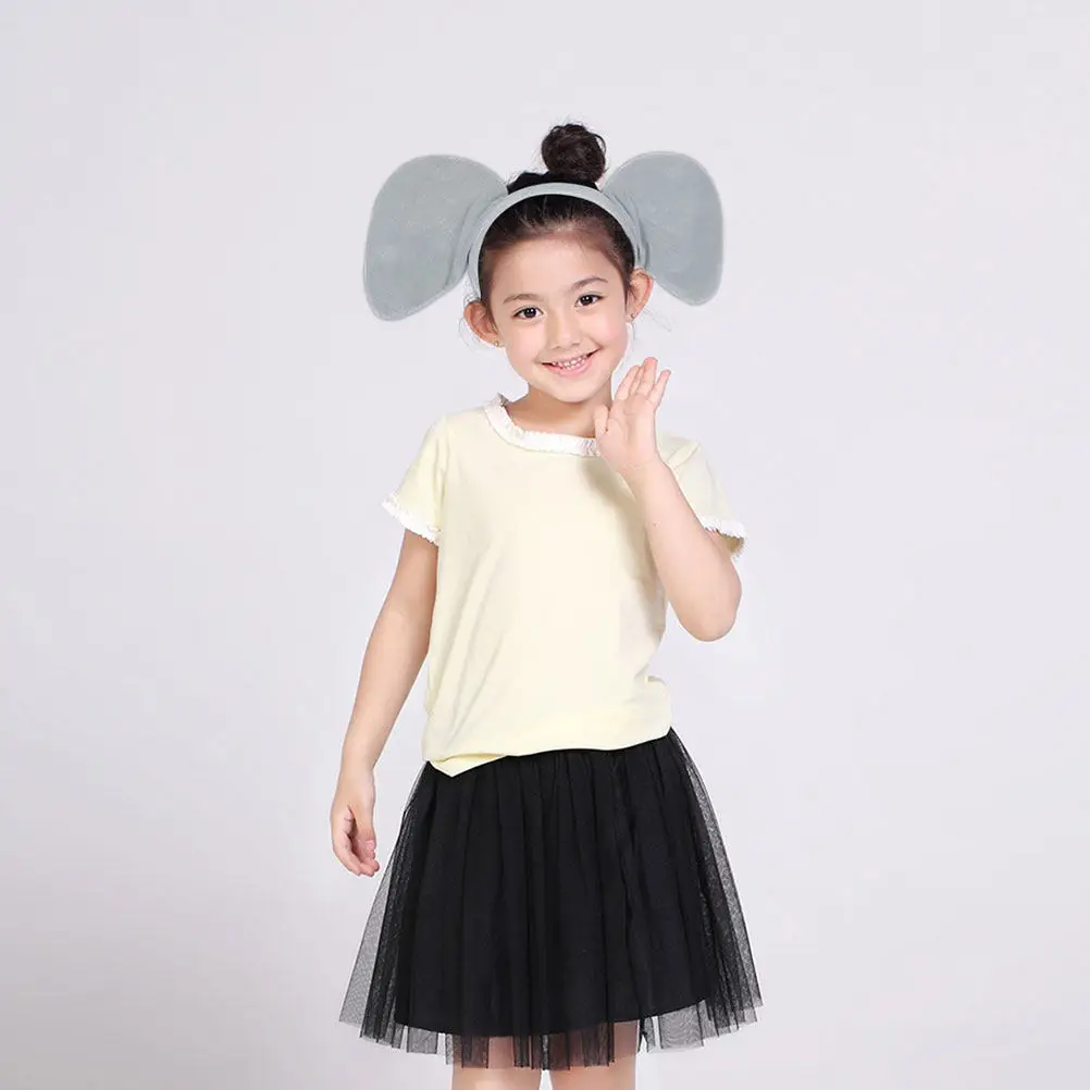 6Pcs Cartoon Animal Headbands for Kids – Stretchy Comfortable Hair Hoops for Party, Cosplay, Photo Props & Performance