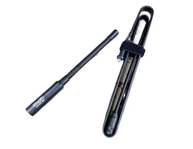 Tactical Foldable Whip Antenna 30-512MHz High Power All Band Compatible with 2 Way Radio Outdoor Military Communication