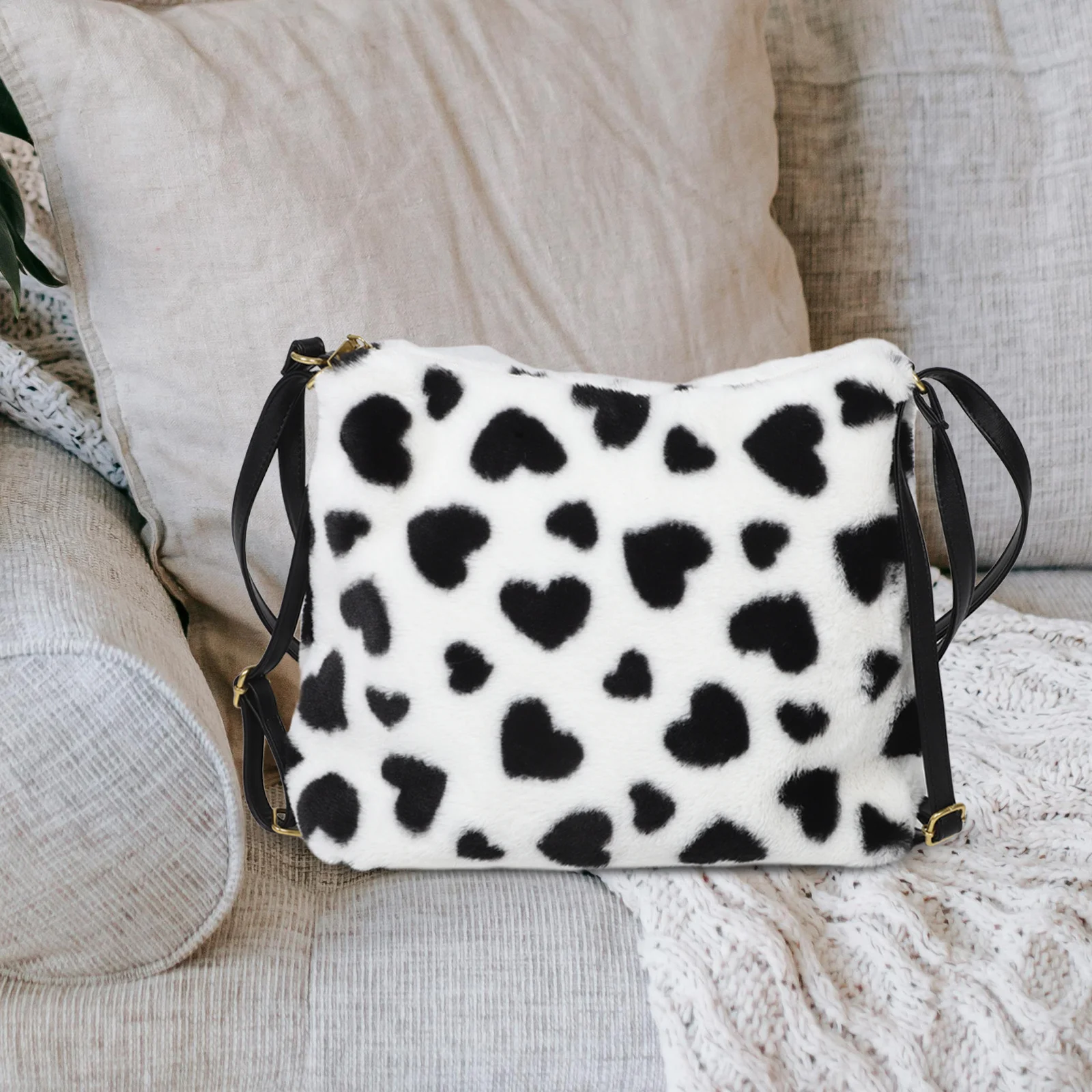 

Large Capacity Tote Bag for Women Winter Fashion Shoulder Handbag Spacious Warm Work Shopping Casual Daily Use