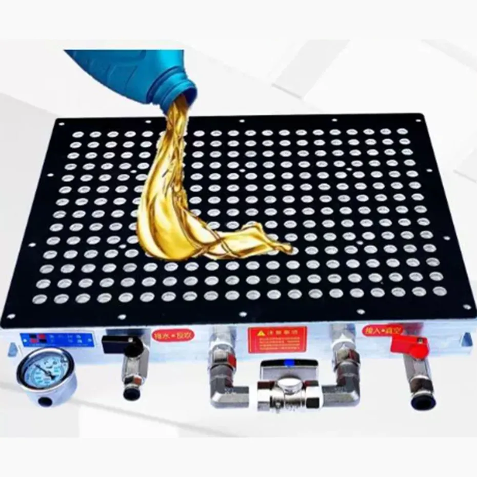 Industrial CNC vacuum suction cup metal porous strong no sealing strip machining center fixture negative pressure multi-point