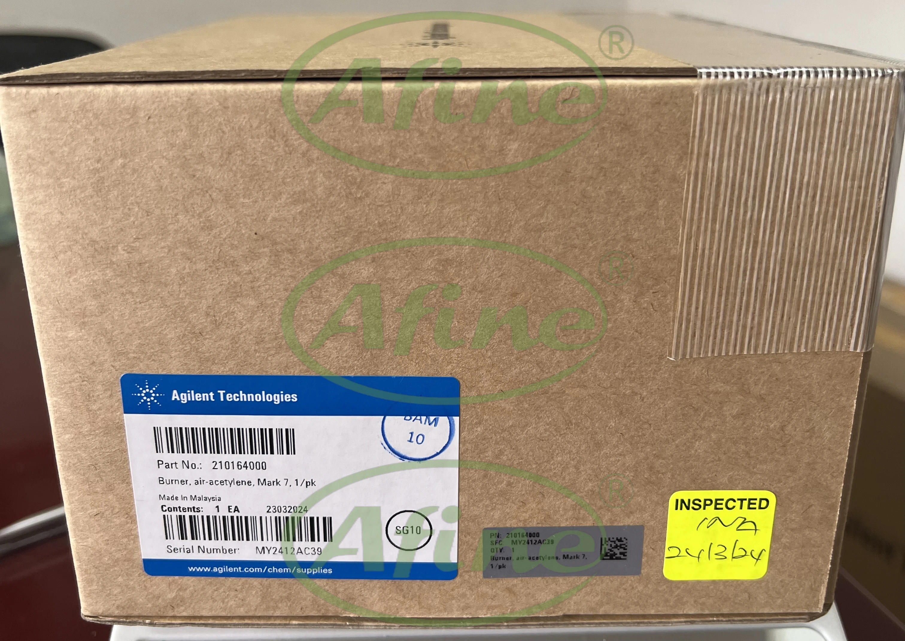 

AFINE Agilent 210164000 Air-Acetylene Burner, Mark 7, Compatible with Mark 7, VI, and V Spray Chambers