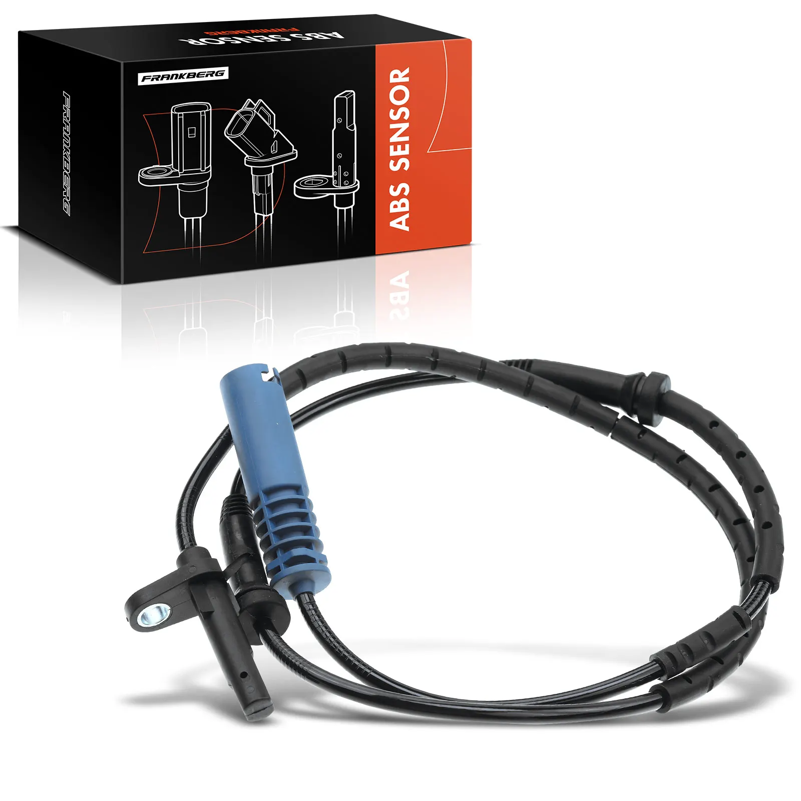 Frankberg 1x ABS Sensor Achteras Links Rechts voor BMW 7ER E65 E66 E67 3.0L 3.6L 3.9L 4.0L 4.4L 34526771709