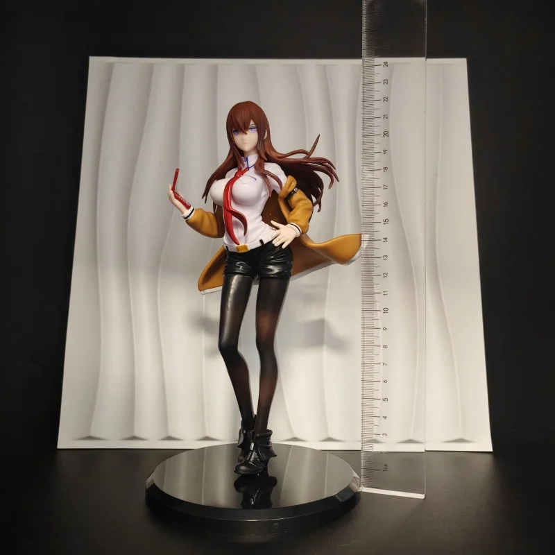 Steins Gate Kurisu Makise Anime Figure Collectible Pvc Model Desktop Pc Case Ornament Statue Toy Gift For Adult Anime Collectors