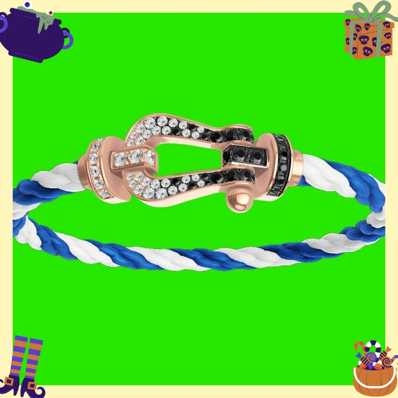 

LIEI 2026 New 925 Silver blue Colorful Nylon Big Colorful Zircon Bracelet Female Daily Wear Party Gifts Luxurious Couple Jewelry