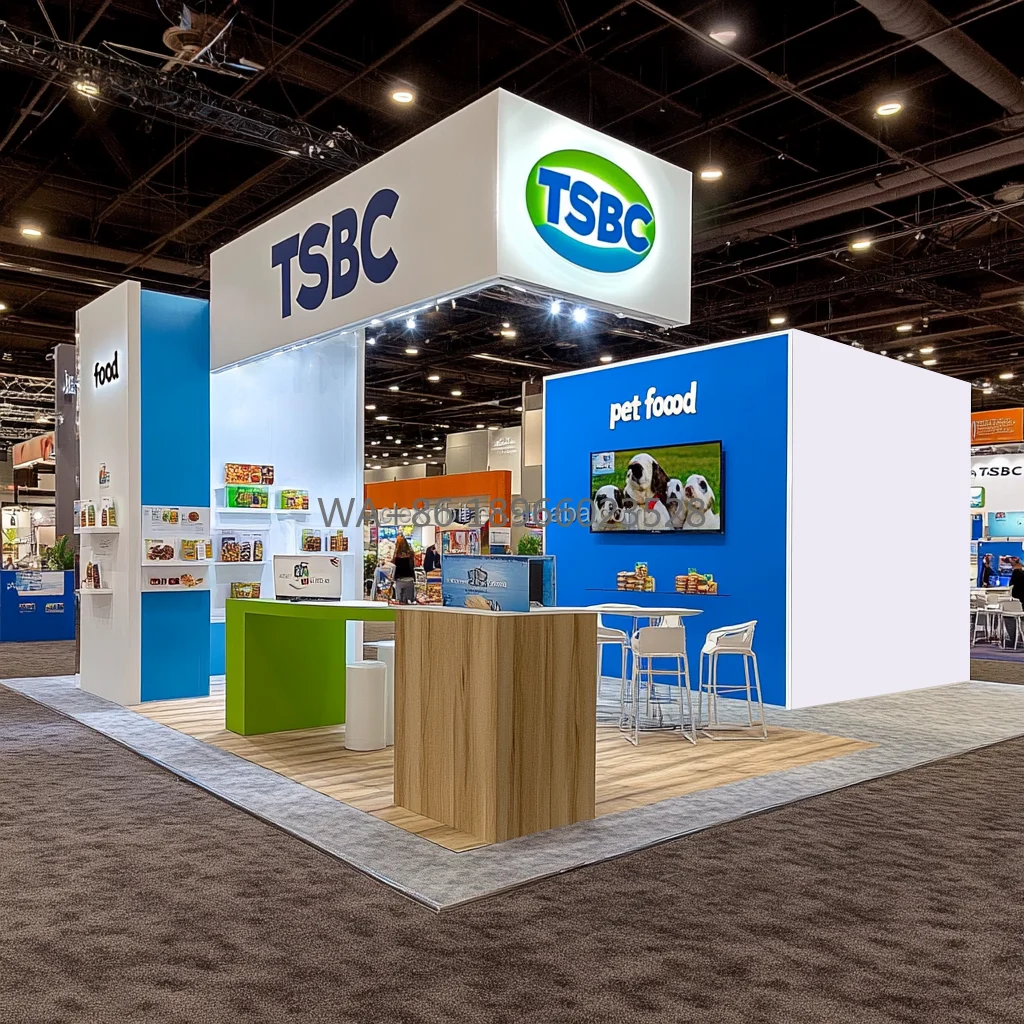 20x20ft Custom Trade Show Booths Pet Expo Display Modular Exhibition Booth Design Fair Stall