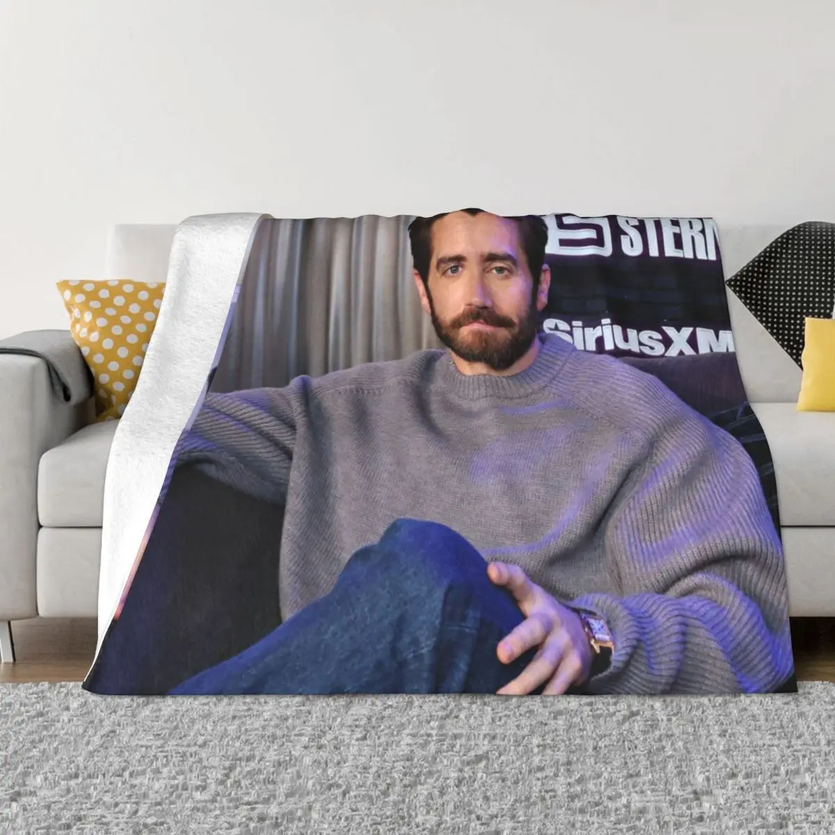 

Jake Gyllenhaal 001067 Anime Blankets beach blanket Blankets & Throws blankets for winter Throw Blanket