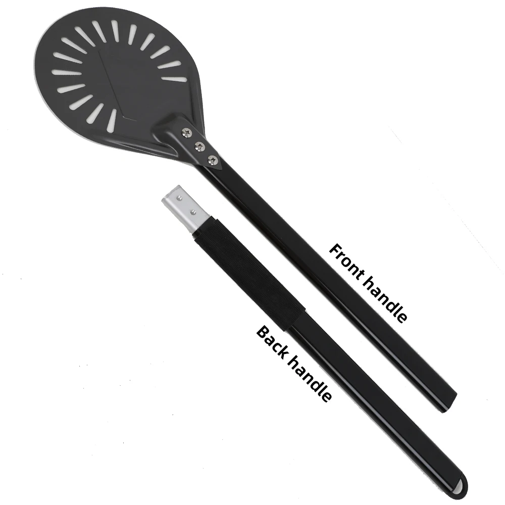 8 9 &12 13 14 Inch Long Pizza Peel Set Adjustable Turning Shovel Baking Tool  Kitchen Utensils Big Pizza Spatula Turner for Oven