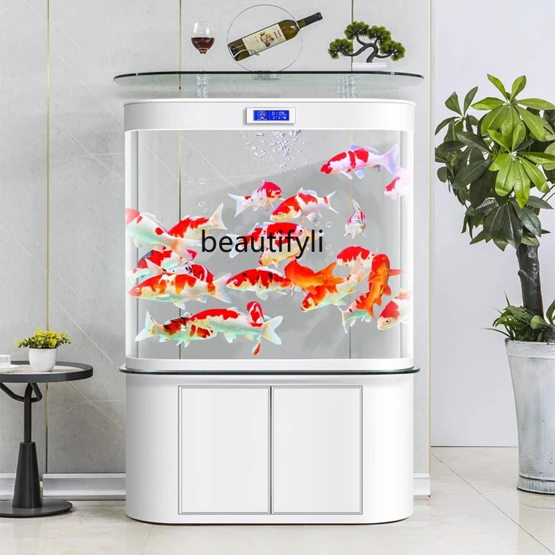 

Automatic filter circulation aquarium living room household bottom filter water-free glass goldfish tank