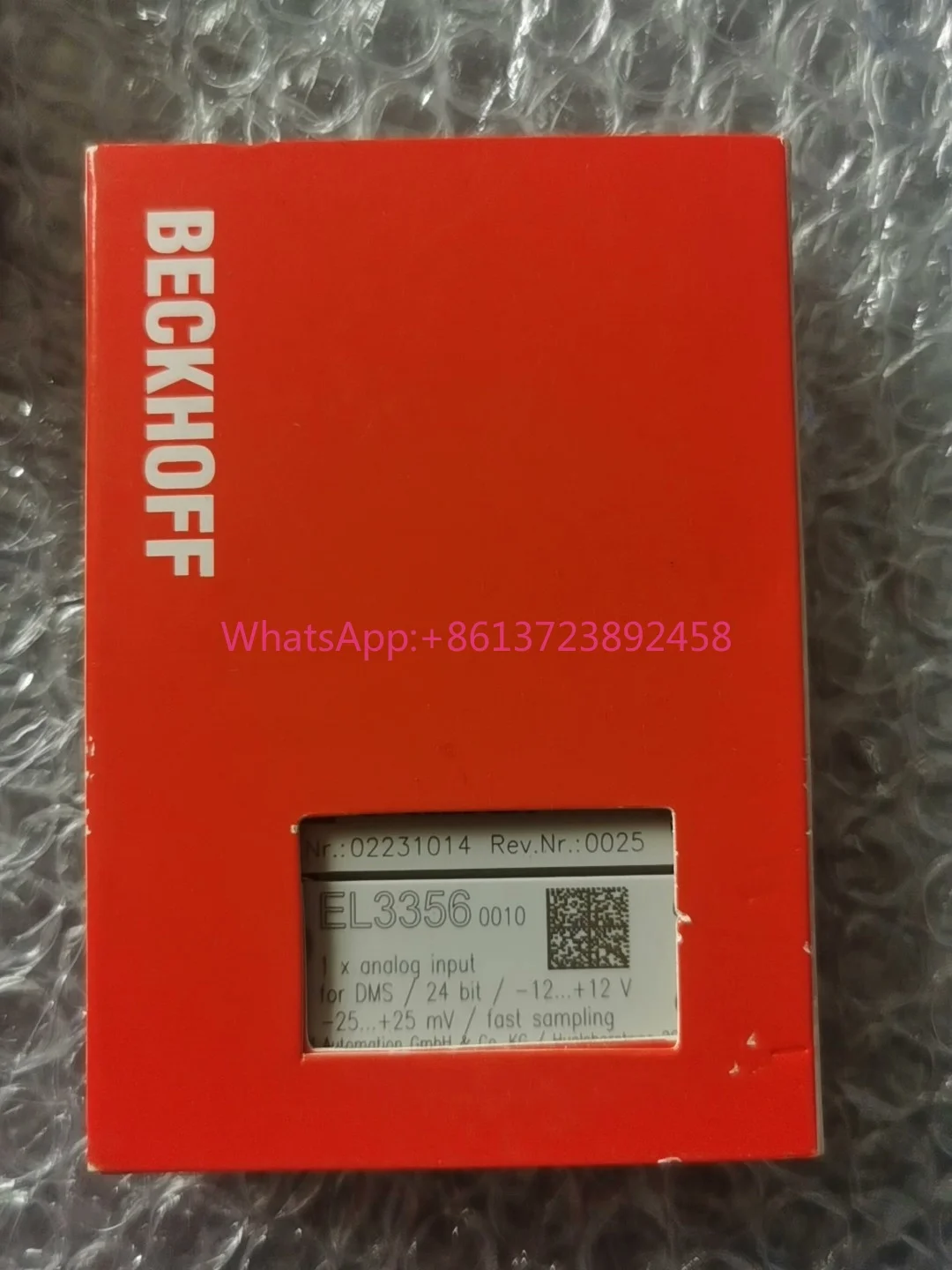 

Beckhoff 3356-0010 brand new and genuine