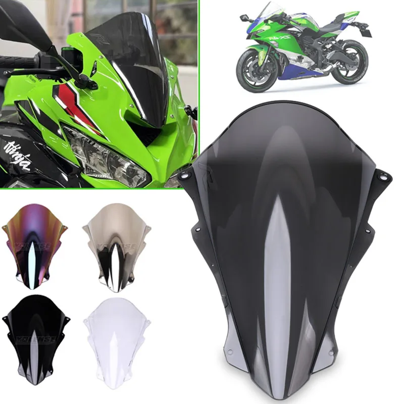 

Motorcycle Front Windshield Windscreen Baffle Wind Deflectors For ZX-4RR ZX4RR ZX-4R ZX4R ZX 4 R 2023 2024