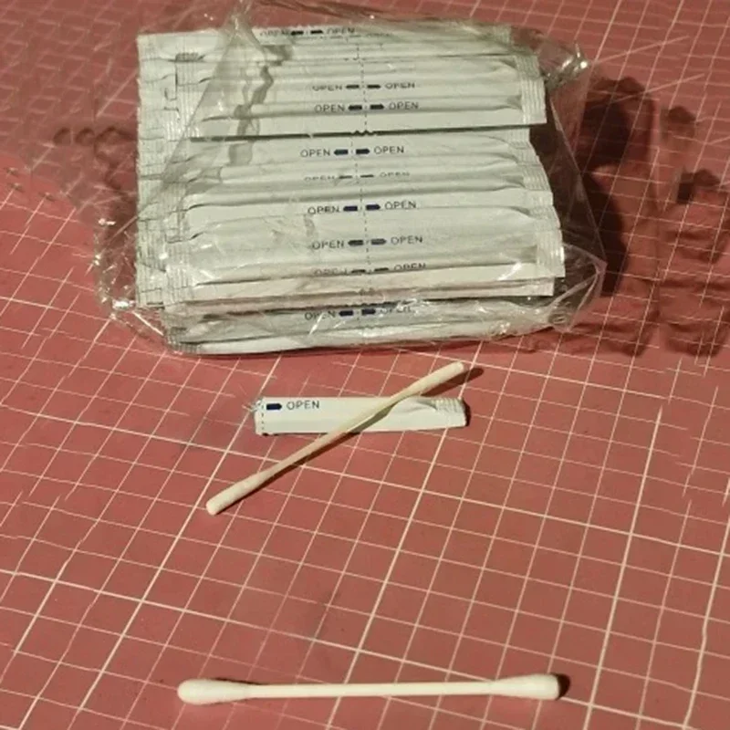 100pcs Wet Cotton Swabs Double Head Cleaning Stick For IQOS 3 Duo 3.0 Duo 3 2.4 PLUS LIL/LTN/HEETS/GLO Heater Cleaner Tools