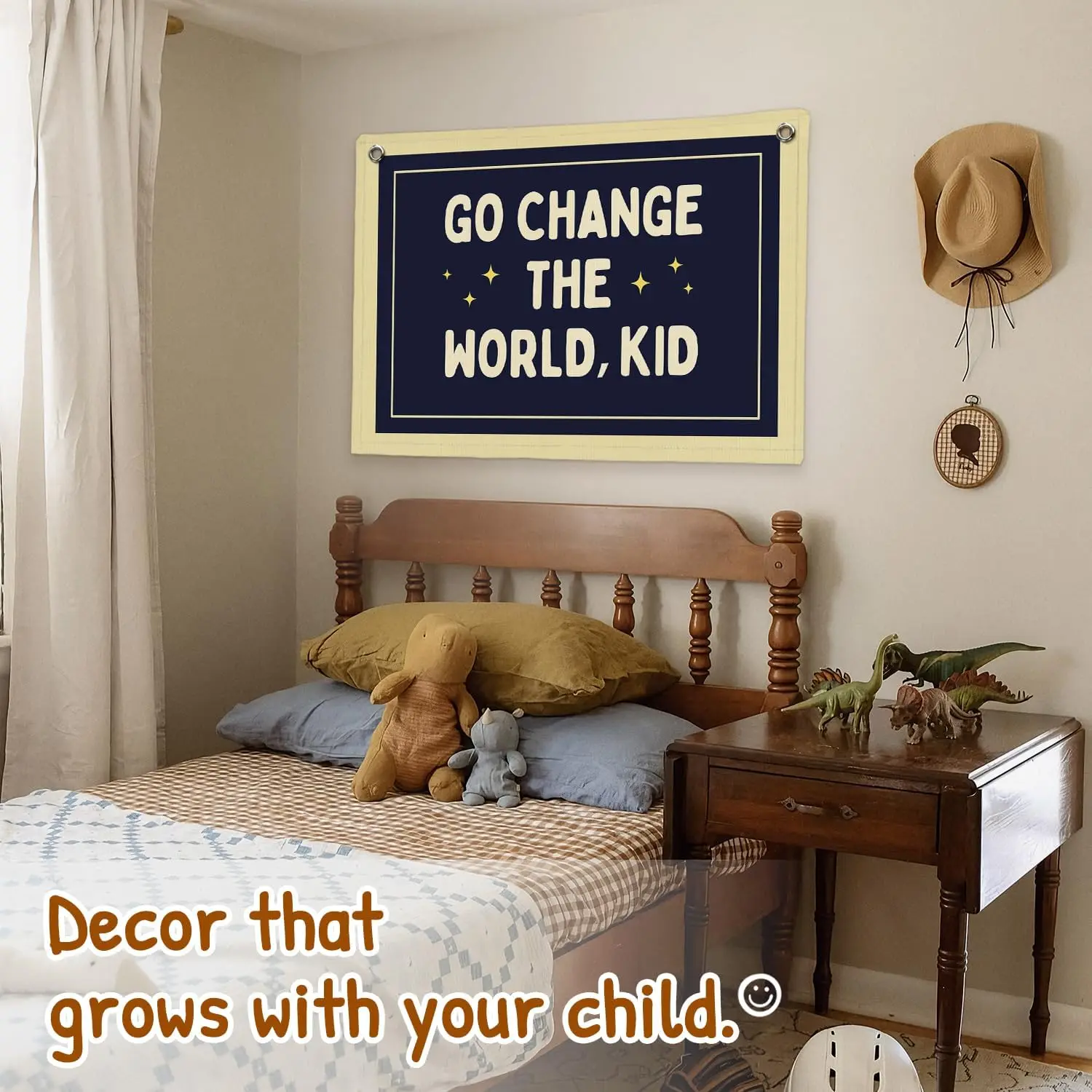 Flagicts 100% Polyester Go Change the World Flags