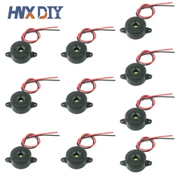 10 pces SFM-20B DC3-24V durável 3-24v piezo eletrônico buzzer alarme 95db som contínuo beeper para arduino carro van