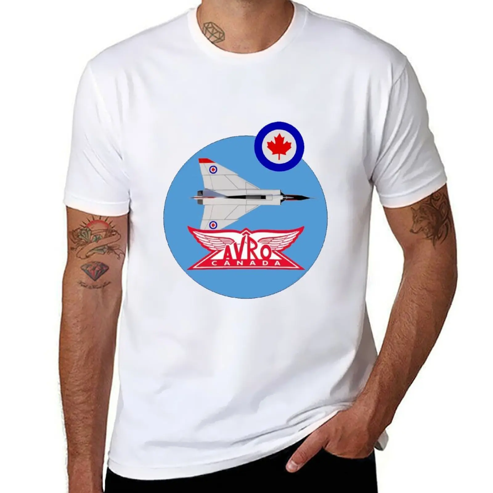 

Avro Arrow Avro Logo Canadian Roundel T-Shirt man t shirt cotton t shirt man cotton T-Shirt