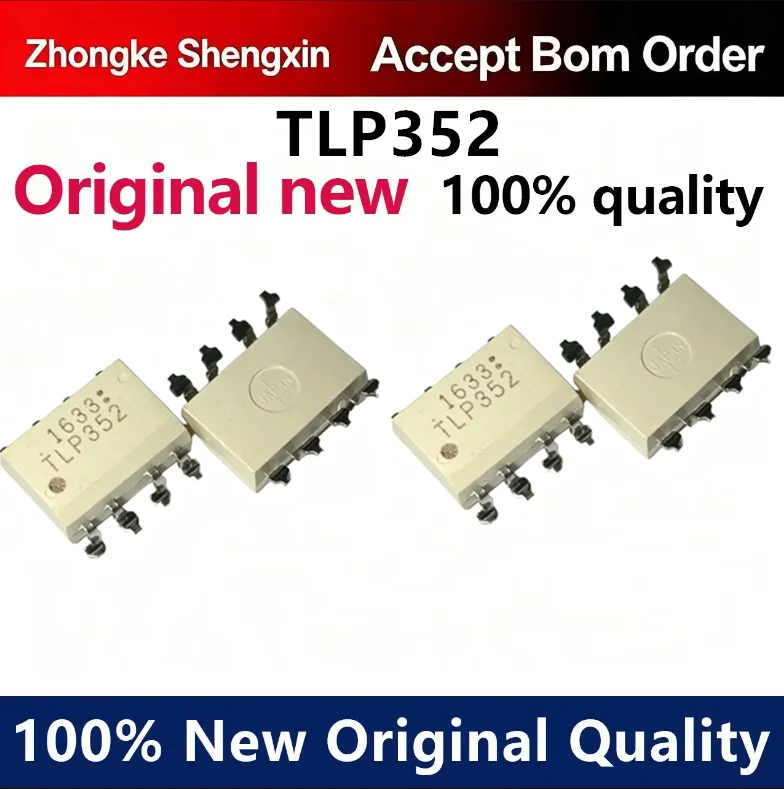 （5pcs-10pcs）Brand new imported TLP352 SOP8 patch 2.5A IGBT driven optocoupler isolator