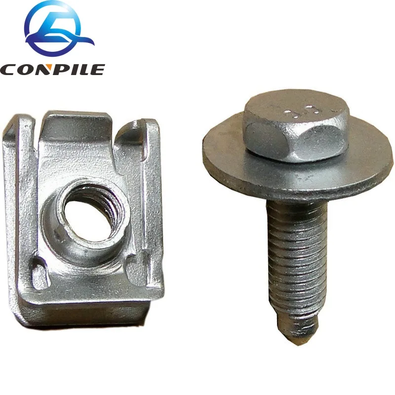 for Mercedes Benz C180 C200 C260 E200 E260 engine lower guard plate screw bottom plate rear seat bolt buckle nut