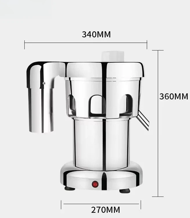 Newest Commercial Fruit Juicer Machine, Heavy Duty Industrial Extractor for Orange Lemon Pomegranate, High Juice Yield