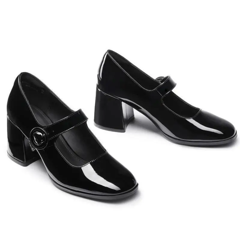 

Женские босоножки на высоком каблуке Thi Bot Mary Janes, модная дышащая зимняя одежда Ciwalk oes на резиновой подошве