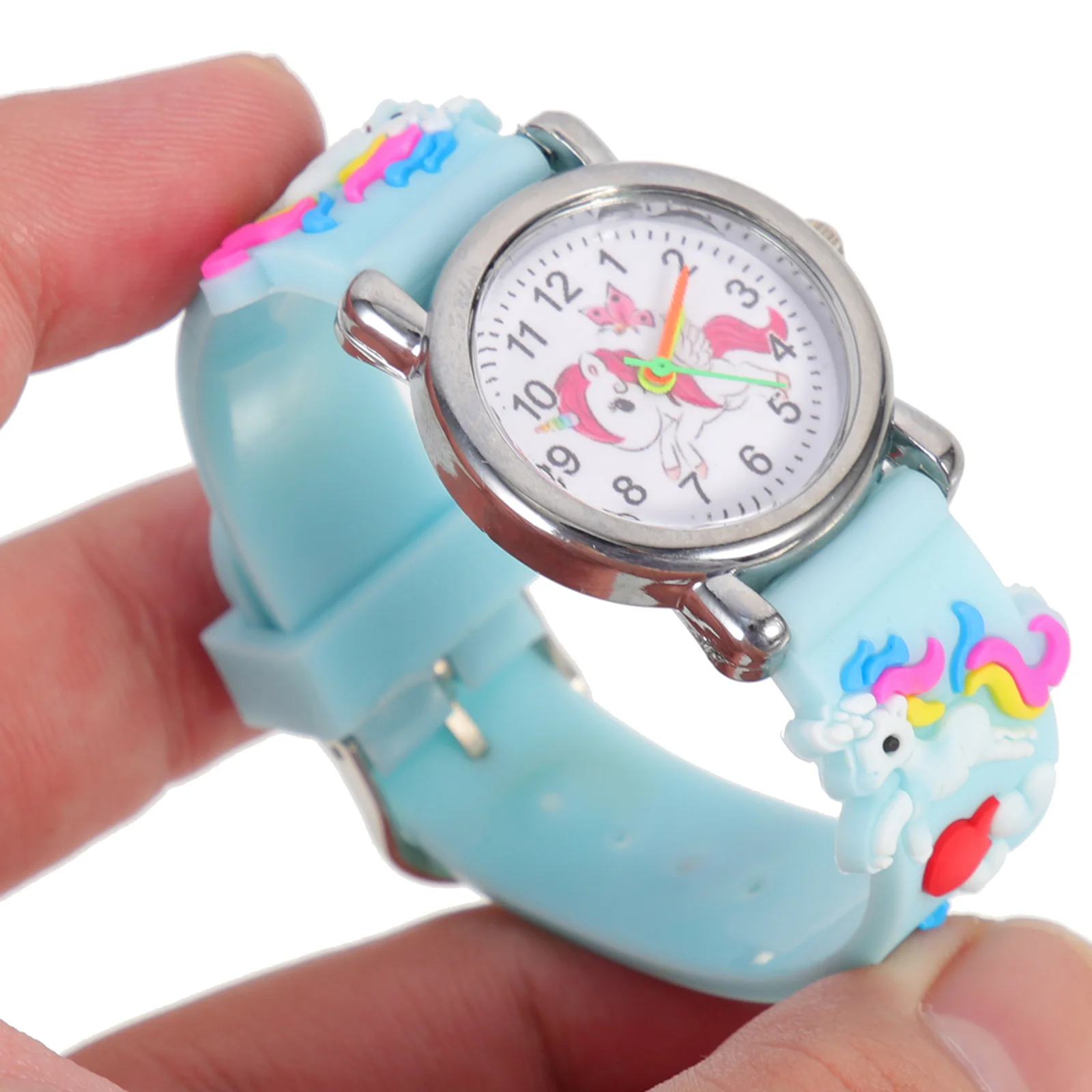 Silicone Time Learning For Childrens Watch Birthday Watch Christmas Gift Ages 3-7