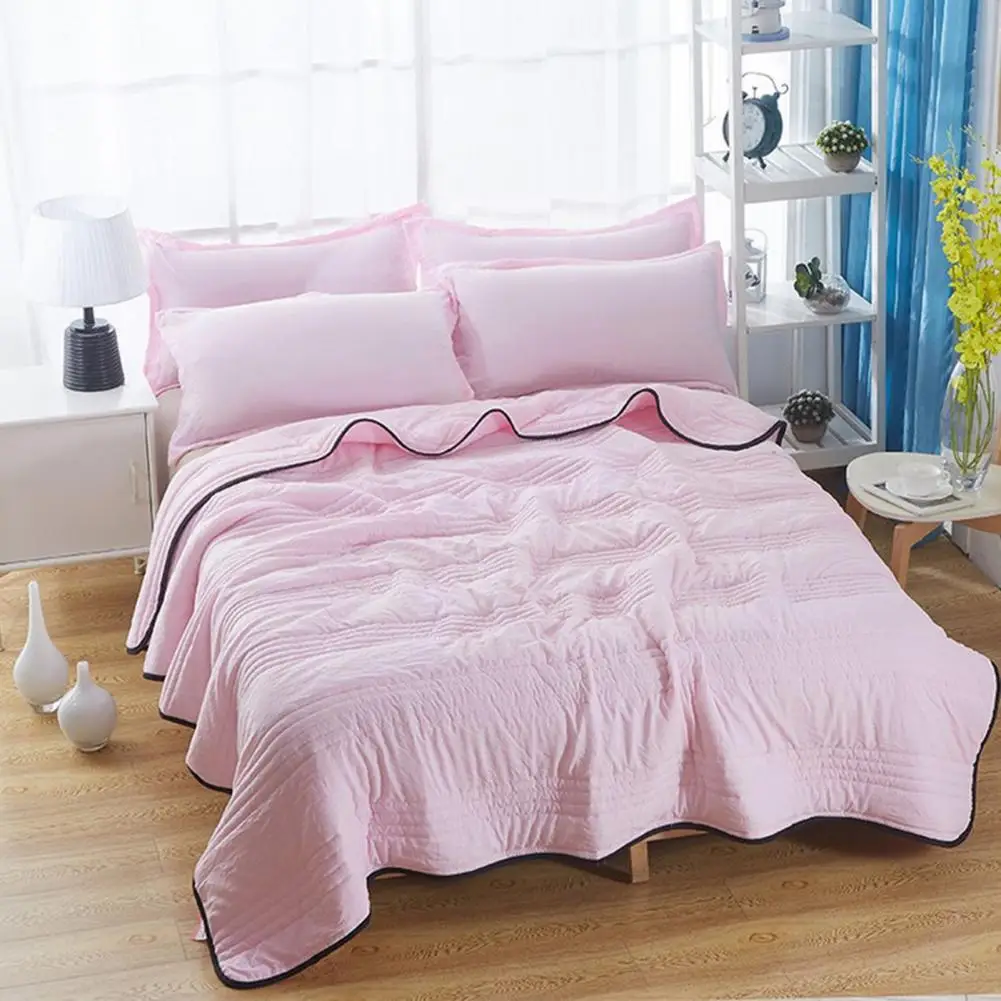 Air Conditioner Blanket Summer Quilt Comforter for Night Sweats Lightweight Machine Washable Quilt for 2 Persons for Sleeping