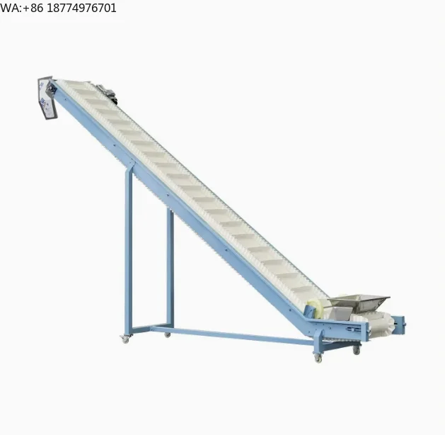 

Конвейер мини-типа Z с бункером и гофрированным ПВХ-полотном для подъема и подачи материала, для подъемных конвейерных систем