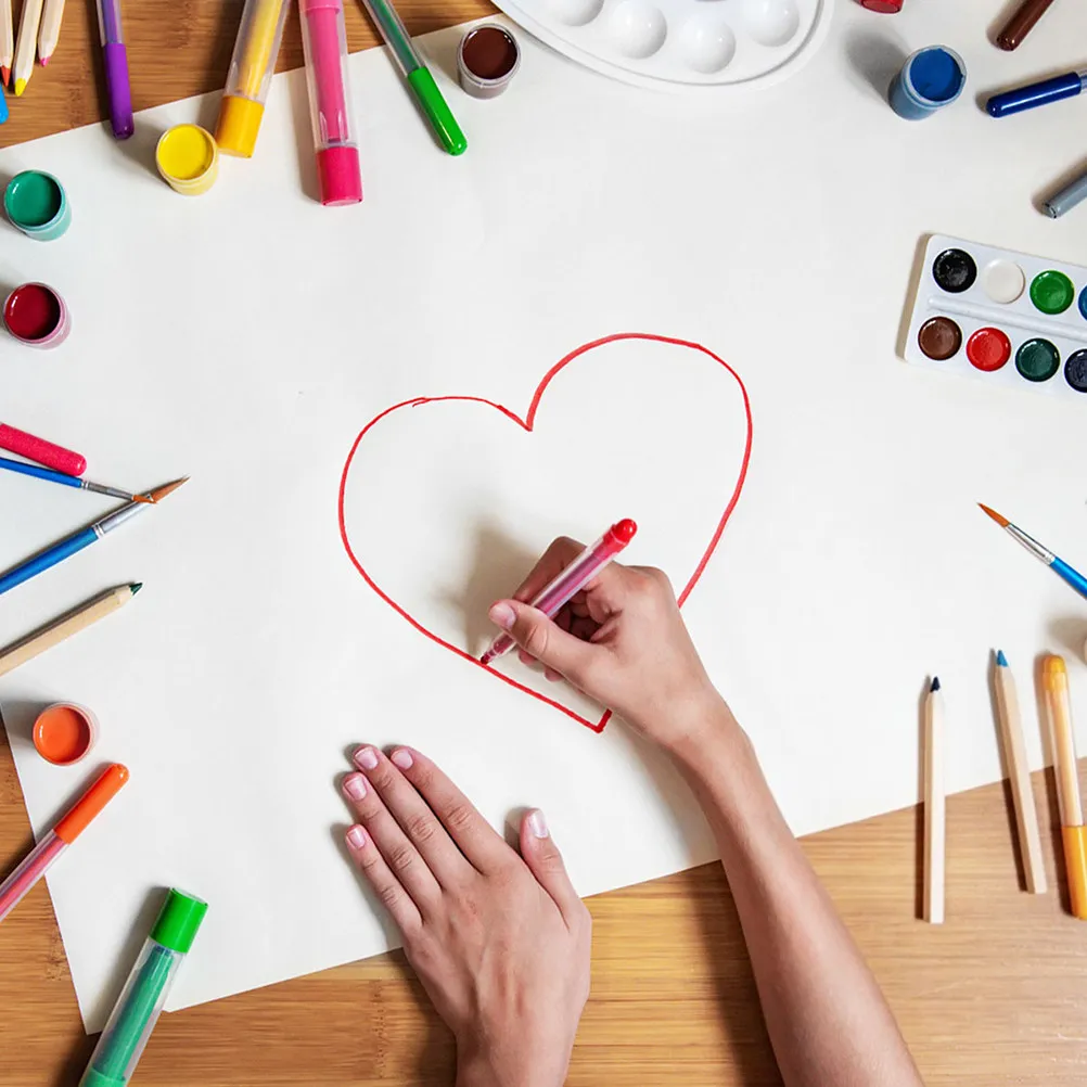 

Набор из 3 рулонов гладкой бескислотной бумаги для рисования 44,5x500 см для эскизов, живописи, граффити, DIY-творчества, акварели, акрила, заготовок для творчества