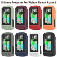 Silicone Silicone Protector Bumper Shell Protective Cover Anti-collision Accessories Screen Protector for Wahoo Elemnt Roam 2