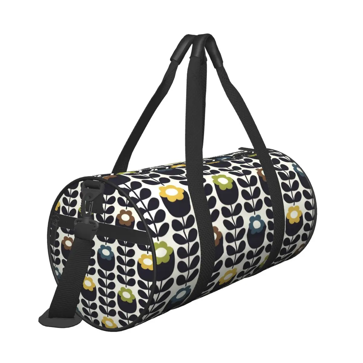 Orla Kiely-bolsa de viaje con estampado de hojas coloridas, bolso de equipaje para gimnasio, personalizado, grande, colorido, deportivo, Fitness, bolsos de mano