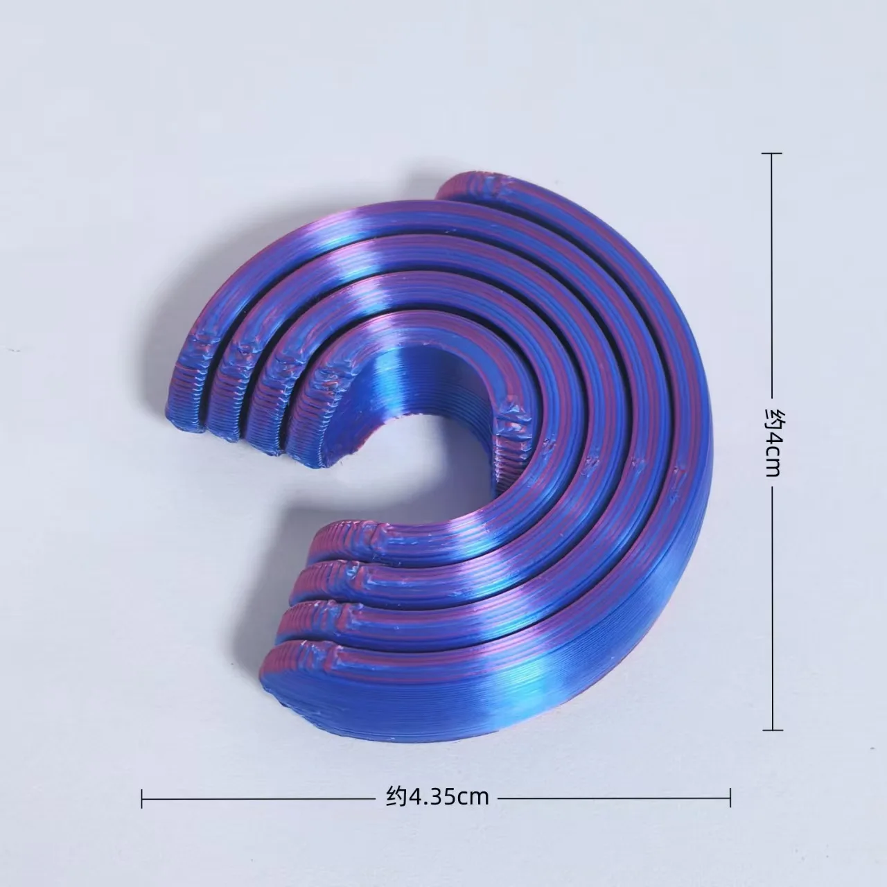 3D Printed Rotating Gyroscope Fidget Spinner Stress Relief Finger Toy Creative Hand Spin Gadget for Kids Adults