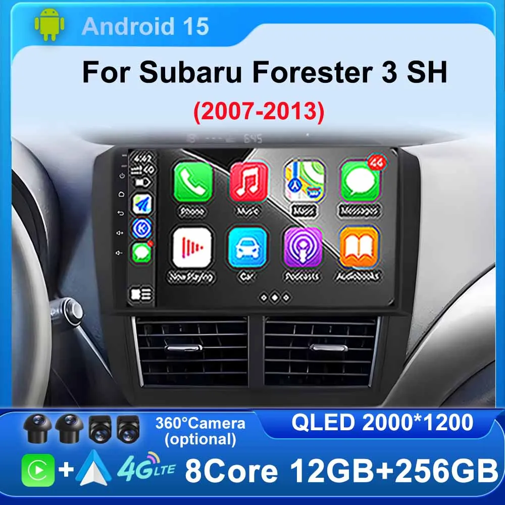 

Android 15 Auto GPS Carplay Car Radio For Subaru Forester 3 SH 2007-2013 For Impreza GH GE GPS Multimedia Player Head Unit tools
