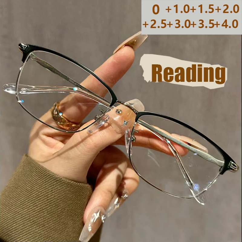 Heiße Produkte und heiß verkaufte hochauflösende Lesebrille Anti-Blaulicht-Retro-Lesebrille mittleren Alters und ältere MenschenJH5036