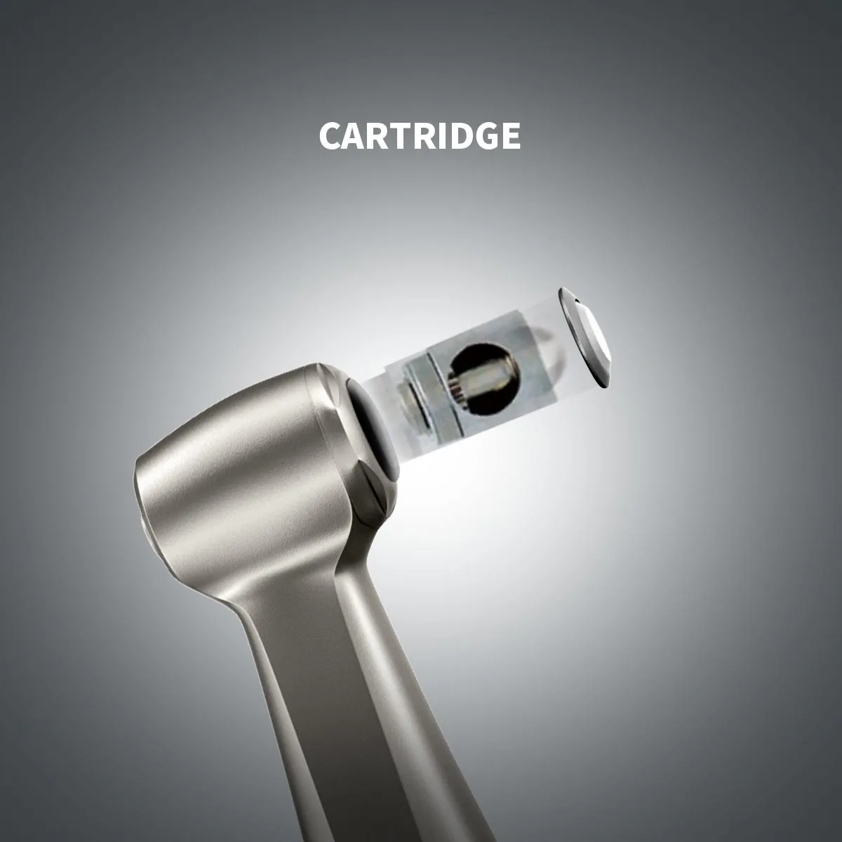 AZDENT Dental 1:1 Kontra-Winkelstück mit niedriger Drehzahl, passend für FG/CA 1,6/2,35 mm Bohrer, Druckknopf, externer Spray, Zahnmedizinisches Instrument – Detail 13