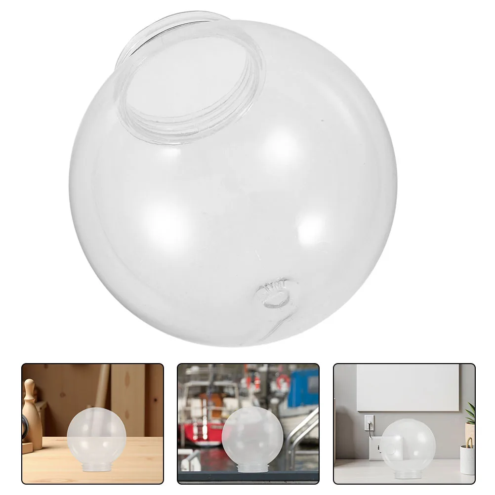 

1pcs Transparent Spherical Lamp Shade Acrylic Outdoor Light Globe For Wall Ceiling Streetlights Pendant Fixtures Replacement