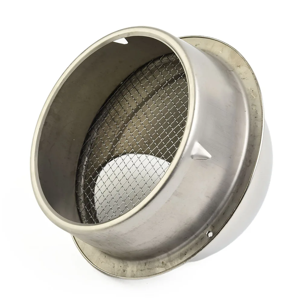 Dryer Vent Pipes Air Vent Grille External Extractor Nosed Stainless Steel Wall Vent Outlet Air Conditioning Units