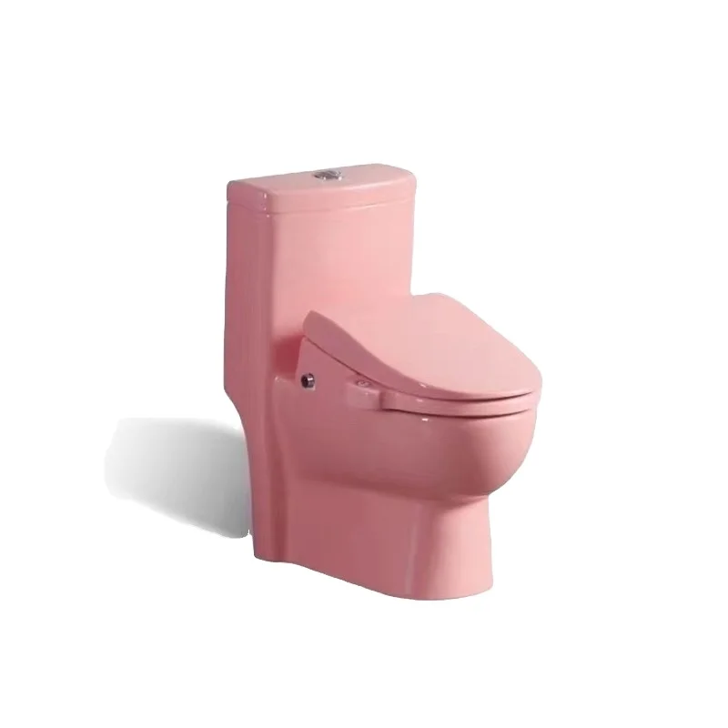 

Toilet,Intelligent One-Touch Smart Toilet For Kids Elongated Bowl With S-Trap Drainage For Kindergarten Use