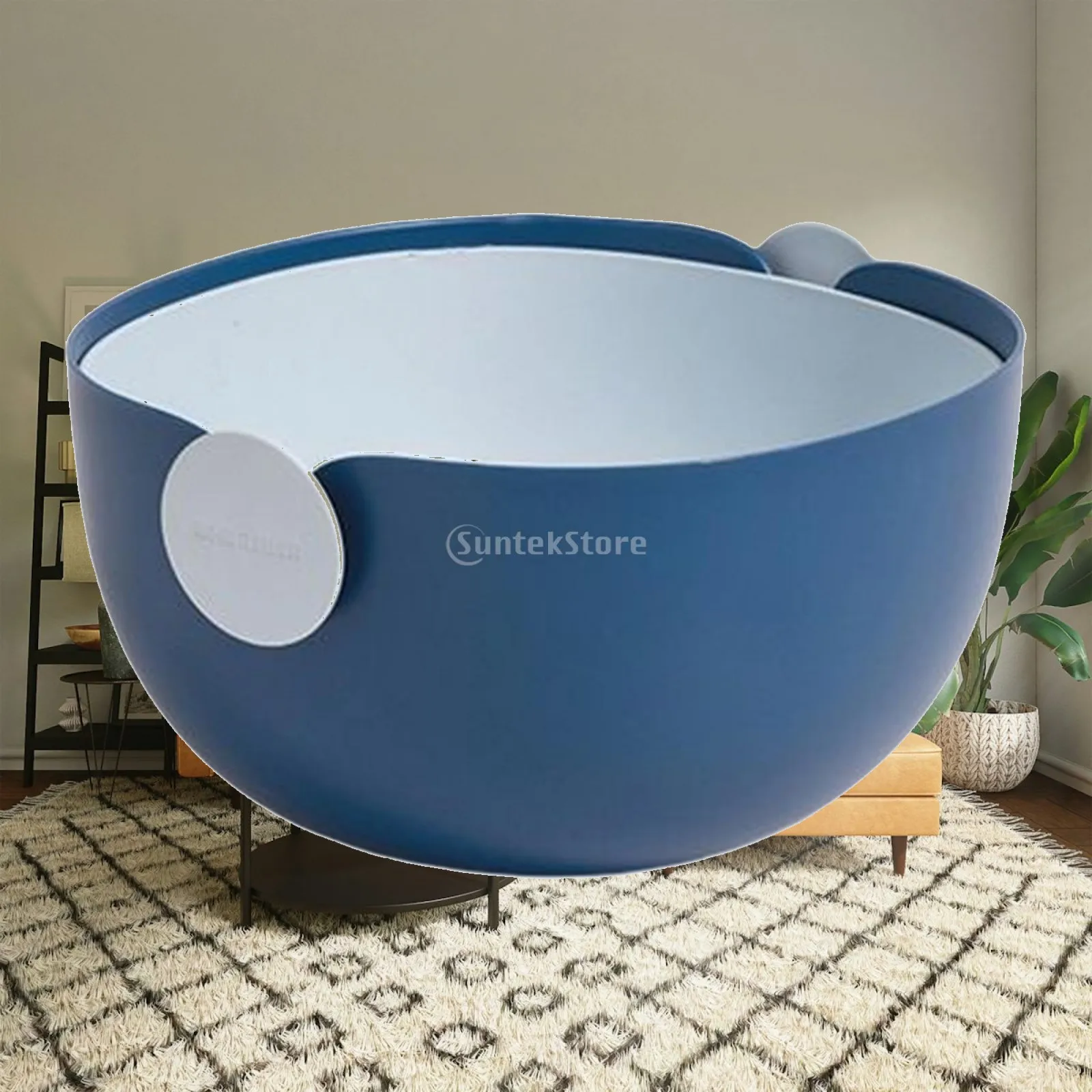 Fruit Drain Basket Colander Cleaning Washing Basket for Countertop Kitchen
