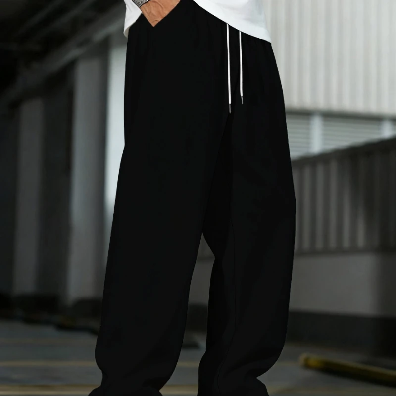 

Men's Autumn and Winter Velvet Outdoor Casual Style Jogging Straight Leg Pants New Style Suitable for Both Men and Women