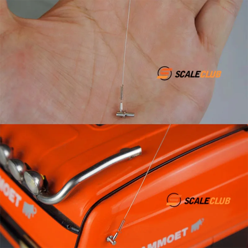 

Scaleclub 1/14 Truck Metal Antenna Suitable For Tamiya LESU 1/14 Tractor Truck Car RC Trailer Tipper 770S FH16 Accessories Parts