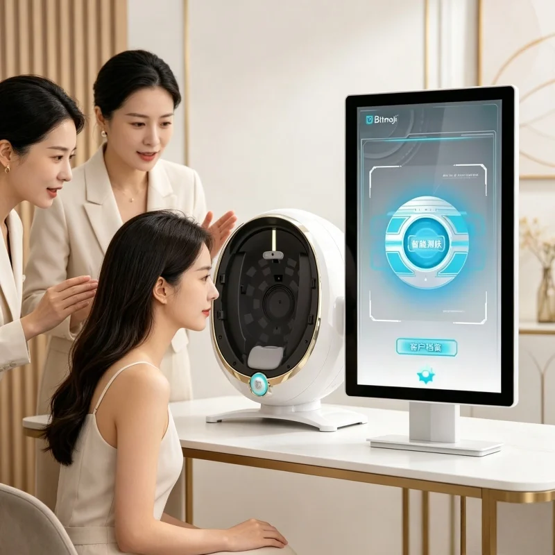 

3D Skin Scanner Care Facial Analyzer Monitor Machine Magic Mirror Testing Detector Face Camera Test Analysis Beauty Machine