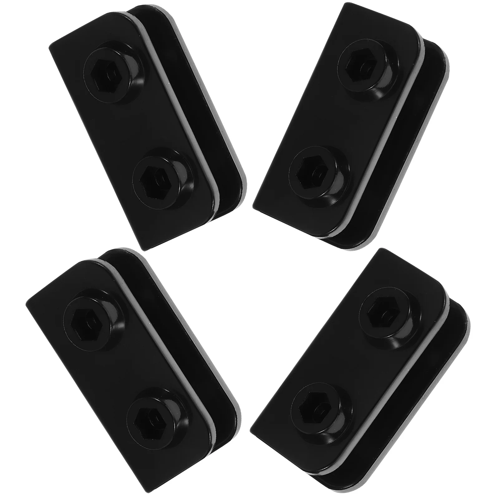 

4 Pcs Tent Awning Accessories Canopy Stabilizer Connectors Fastener Coupling Tubing Fittings Portable Cap Brackets