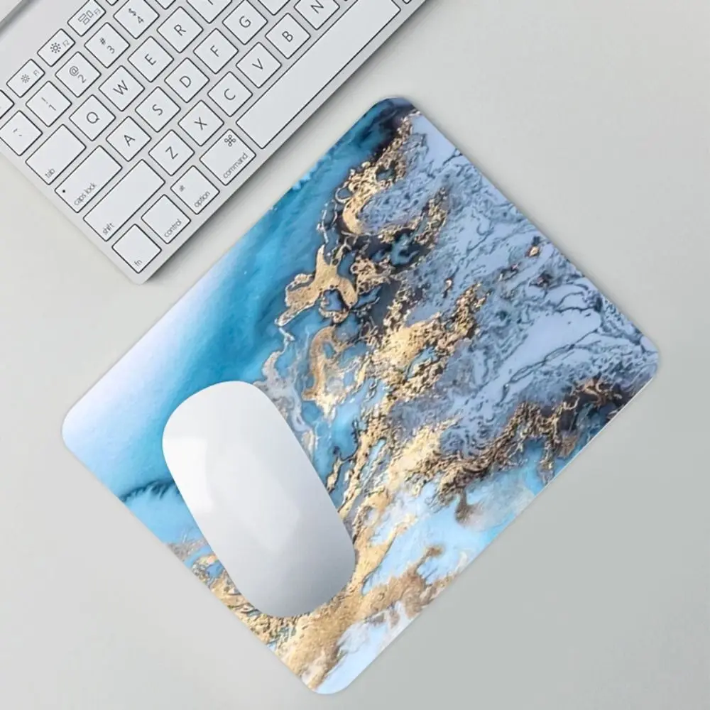 

Multifunctional Marble Pattern Mouse Pad Rubber Non Slip Computer Keyboard Pad Waterproof Rubber Base Mouse Pad Office