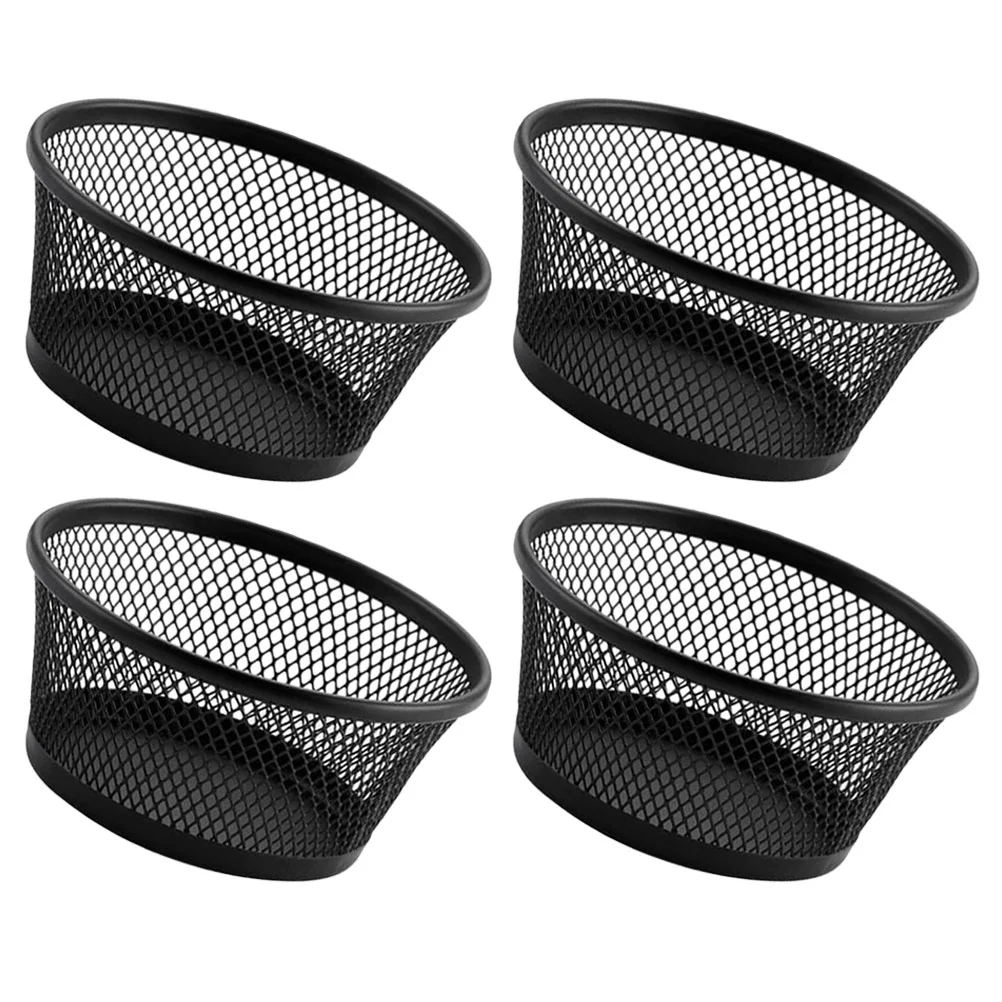 

4Pcs Mesh Paperclip Storage Holder Desktop Mesh Holder Home Sundries Holder desktop paper clip dispensers